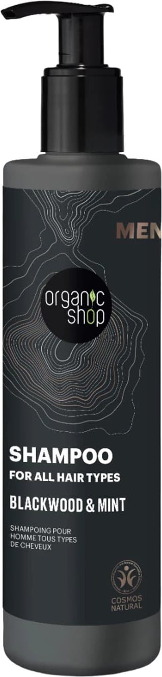 Shampon uniseks Organic Shop Blackwood & Mint 280ml