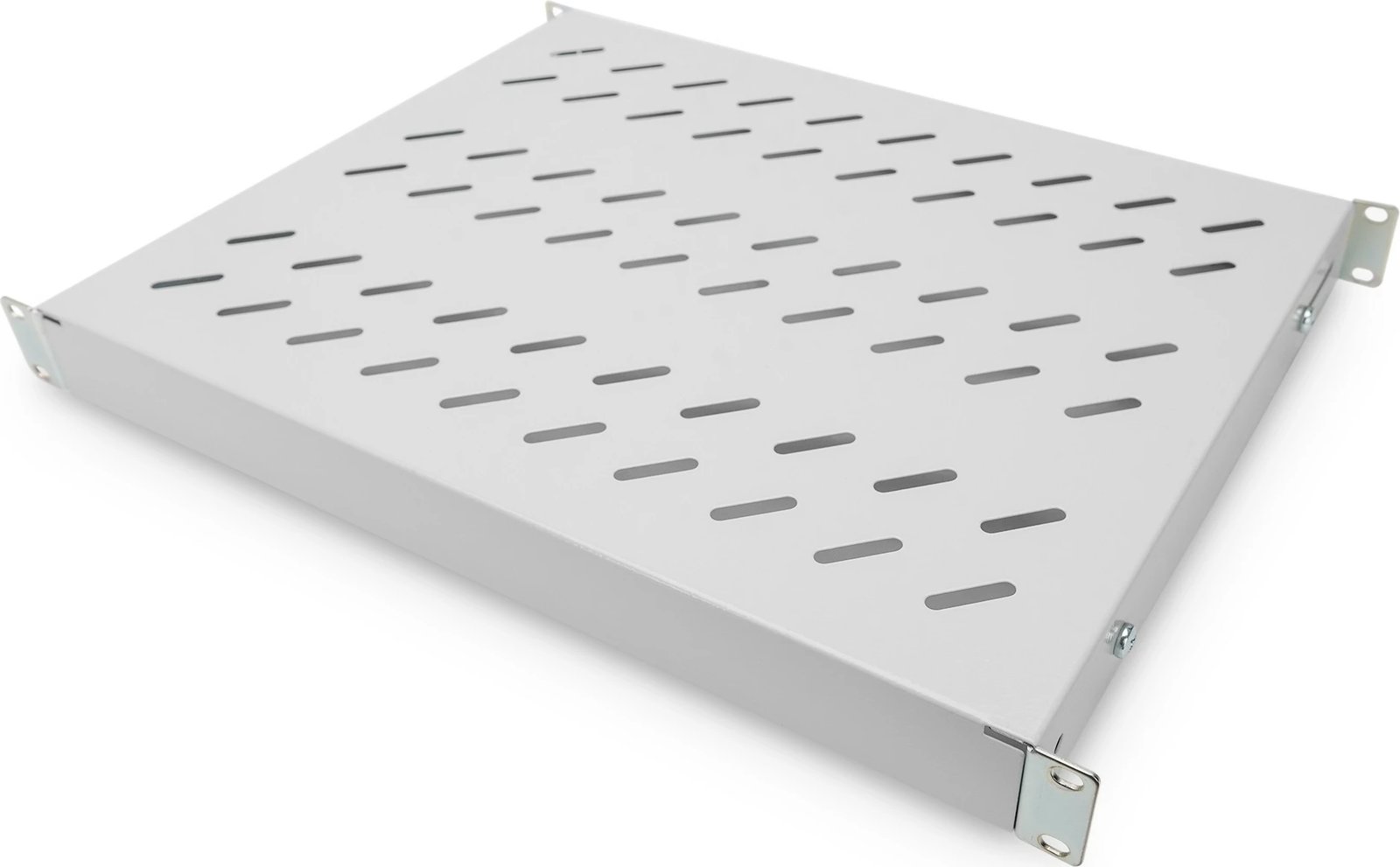 Raft i rregullueshëm Digitus 1U, 19 inç, deri 50kg, gri