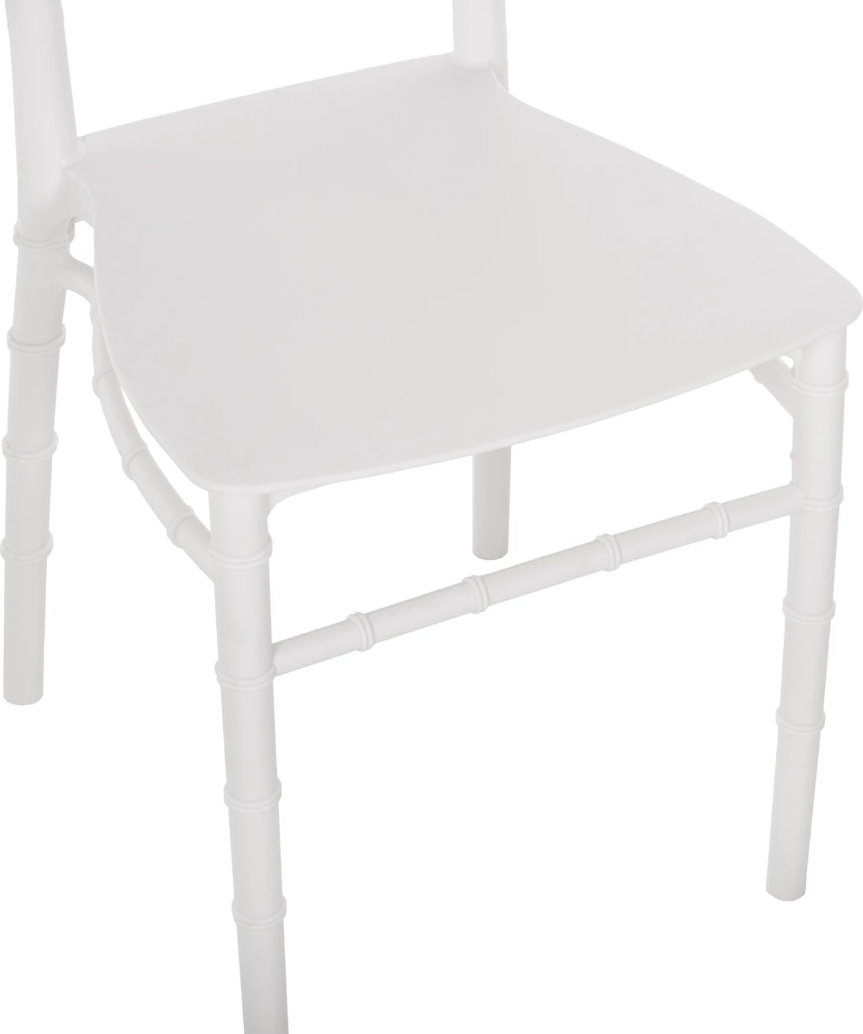 Karrige polipropileni për katering, FH8058.31, Tiffany, ngjyrë e bardhë, 39x47x88 cm