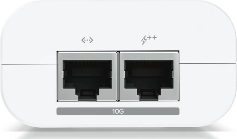 PoE furnizues Ubiquiti UACC-PoE++-10G, 10 Gigabit Ethernet, 54 V, i bardhë