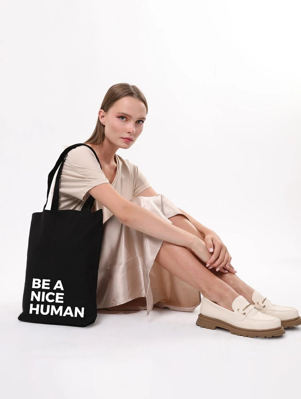 Qese tote Zoozie Bags, 1437, e zezë, 35x40x8cm