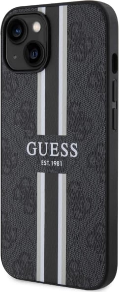 Mbështjellës Guess GUHMP14MP4RPSK për iPhone 14 Plus 6.7", MagSafe, i zi
