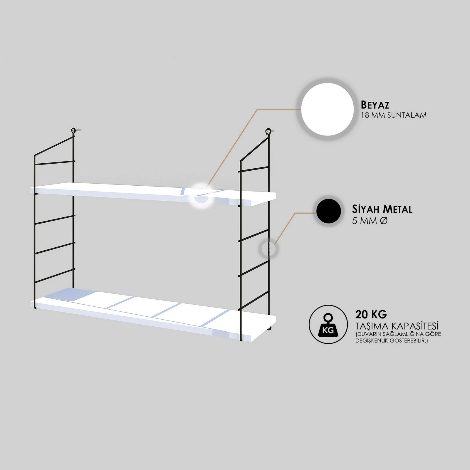 Raft muri Hanah Home, Armoni 2'li, i bardhë