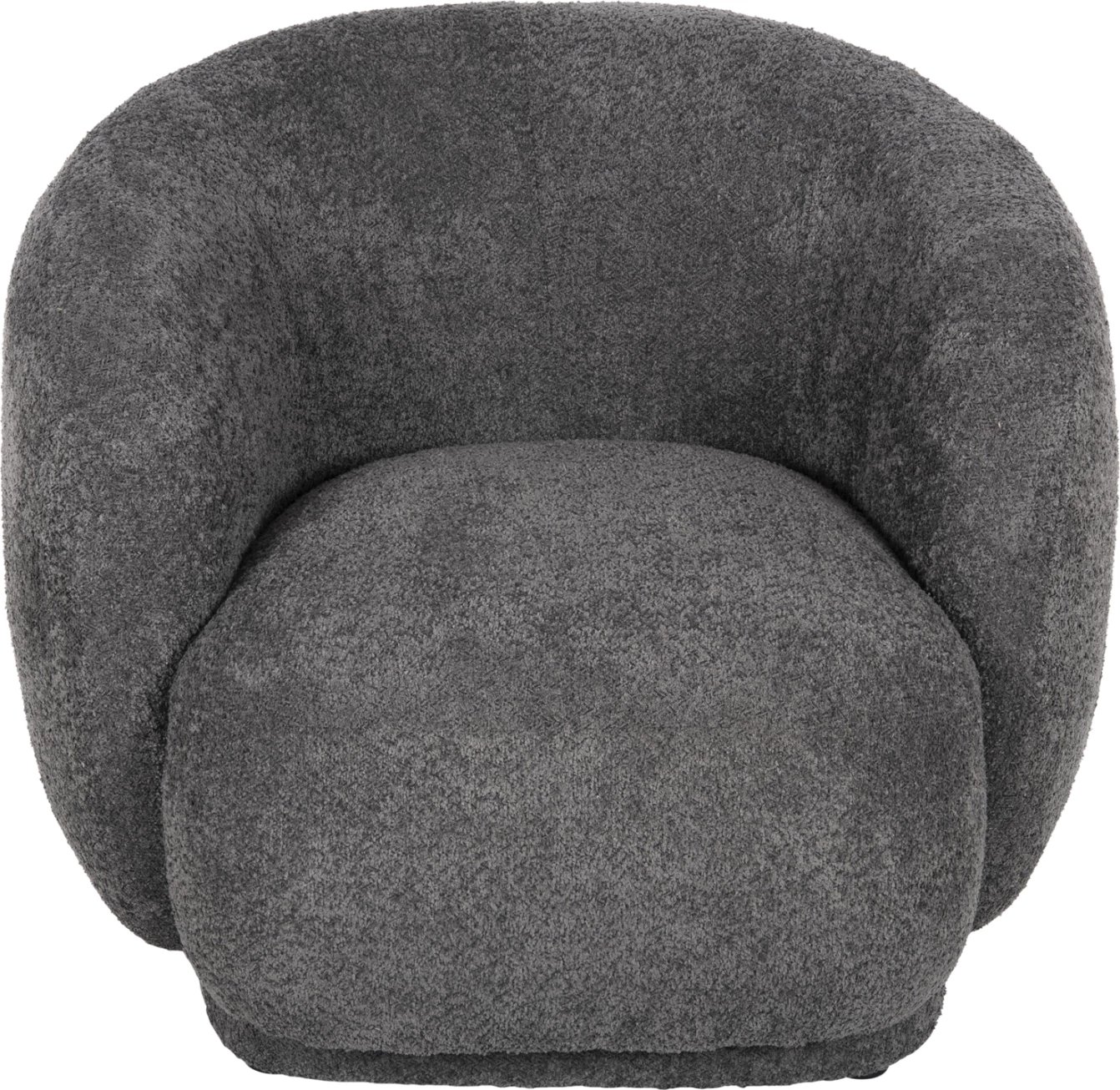 Fotelje KARPEN FH9600.01, stof boucle, gri, 93x87x78H cm