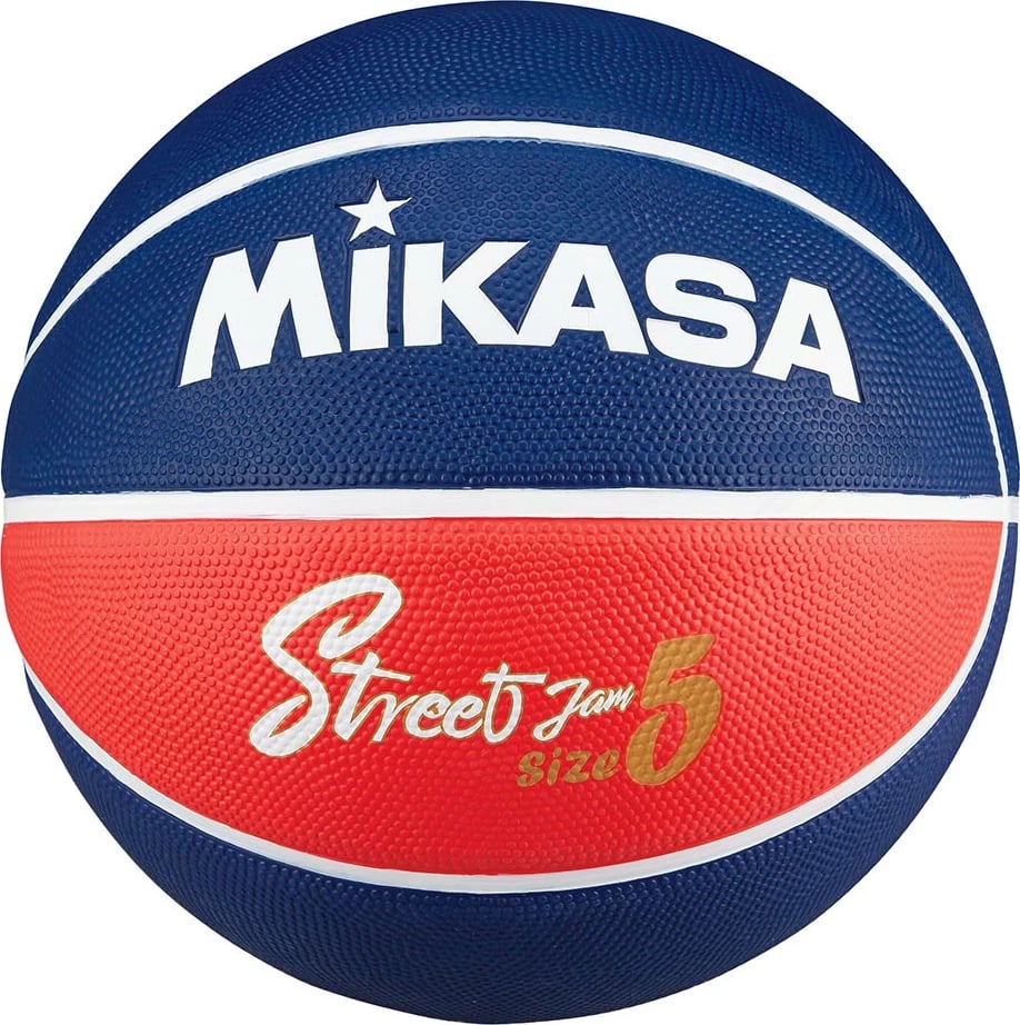 Top basketbolli Mikasa, i kaltër dhe i kuq
