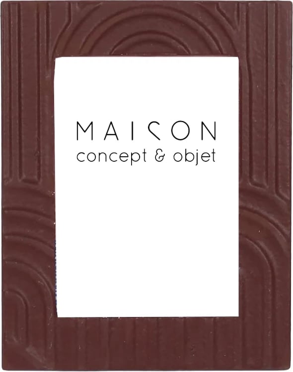 Kornizë foto RAW, MDF, xham, ngjyrë kafe e errët, 18x1.5x23cm