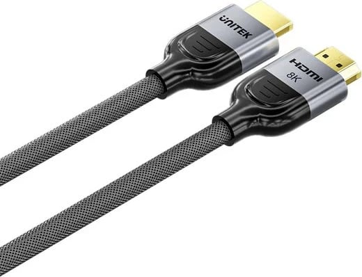 Kabllo HDMI UNITEK C11093RGY01-5M, 5m, 8K, HDMI 2.1, Gri