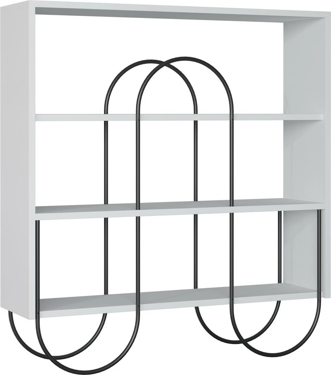 Konsol Skye Decor Norfolk, ngjyrë e bardhë