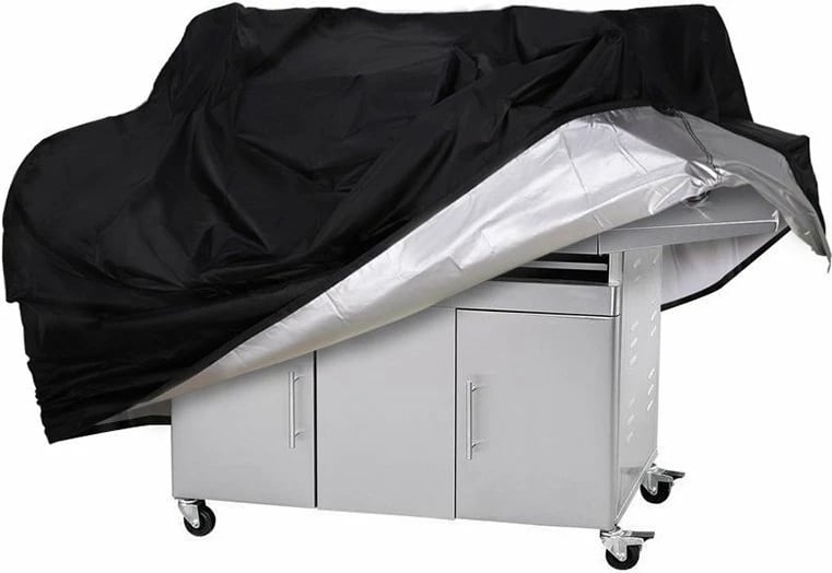 Mbulesë mbrojtëse Hurtel XL për grill, biçikletë, motoçikletë, mobilje kopshti, e zezë