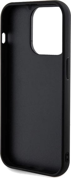 Mbështjellës Guess Sequin Script Metal për iPhone 14 Pro Max, i zi