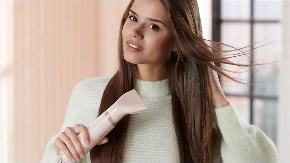 Tharëse flokësh Philips BHA310/00, 800W, rozë