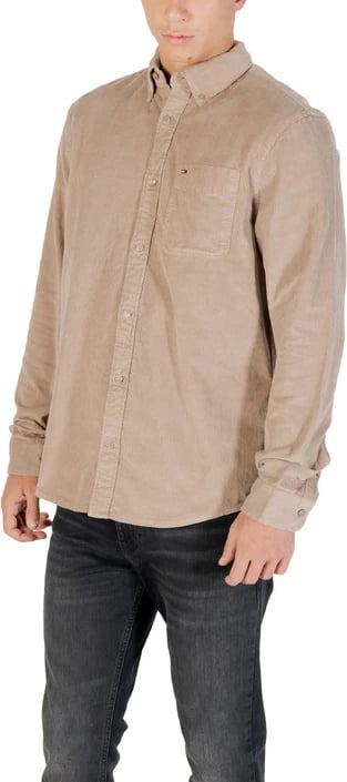 Këmishë Tommy Hilfiger Jeans për meshkuj, beige