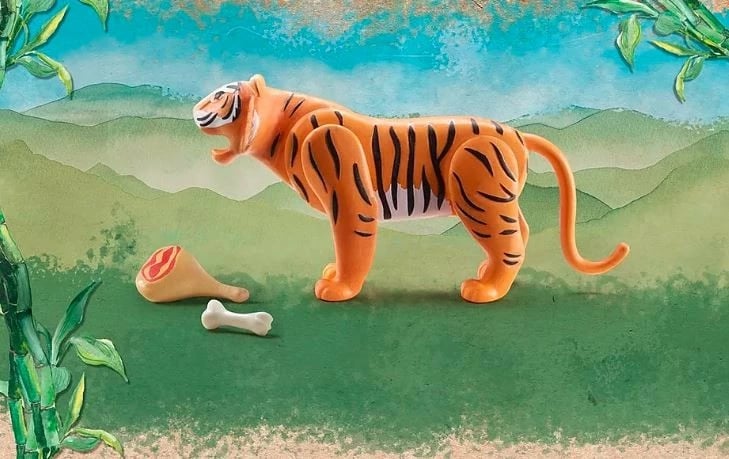 Set figurina Playmobil Wiltopia 71055, tigër, 4 pjesë