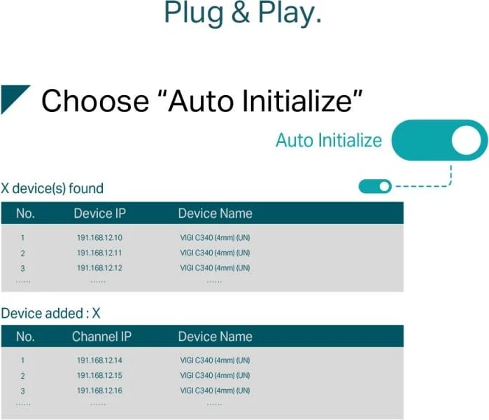 NVR rrjeti PoE+ 4-kanalësh, TP-Link VIGI NVR1104H-4P, 10GB, 3U