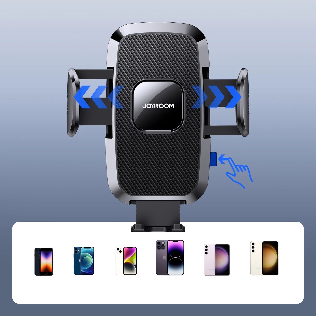 Mbajtës mekanik për celular Joyroom JR-ZS259 për makinë, universal, i zi