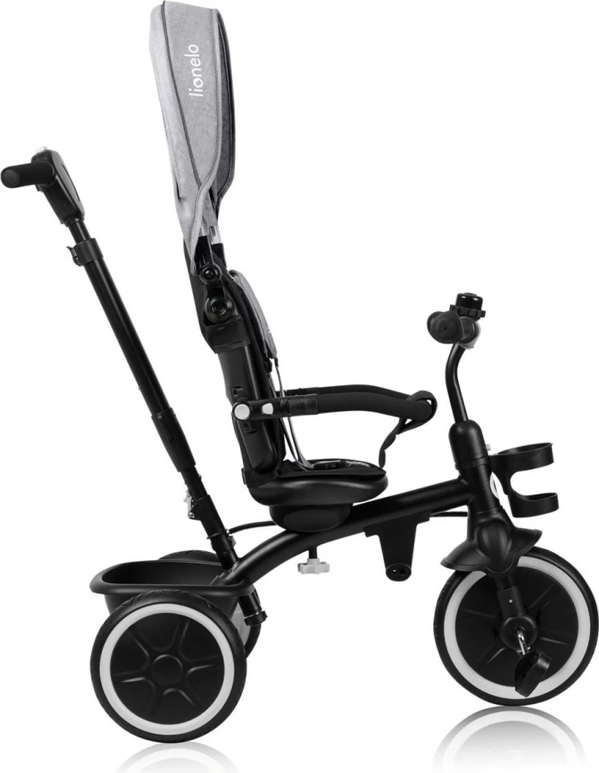 Tricikël Lionelo Berry Grey Stone për fëmijë, Gri