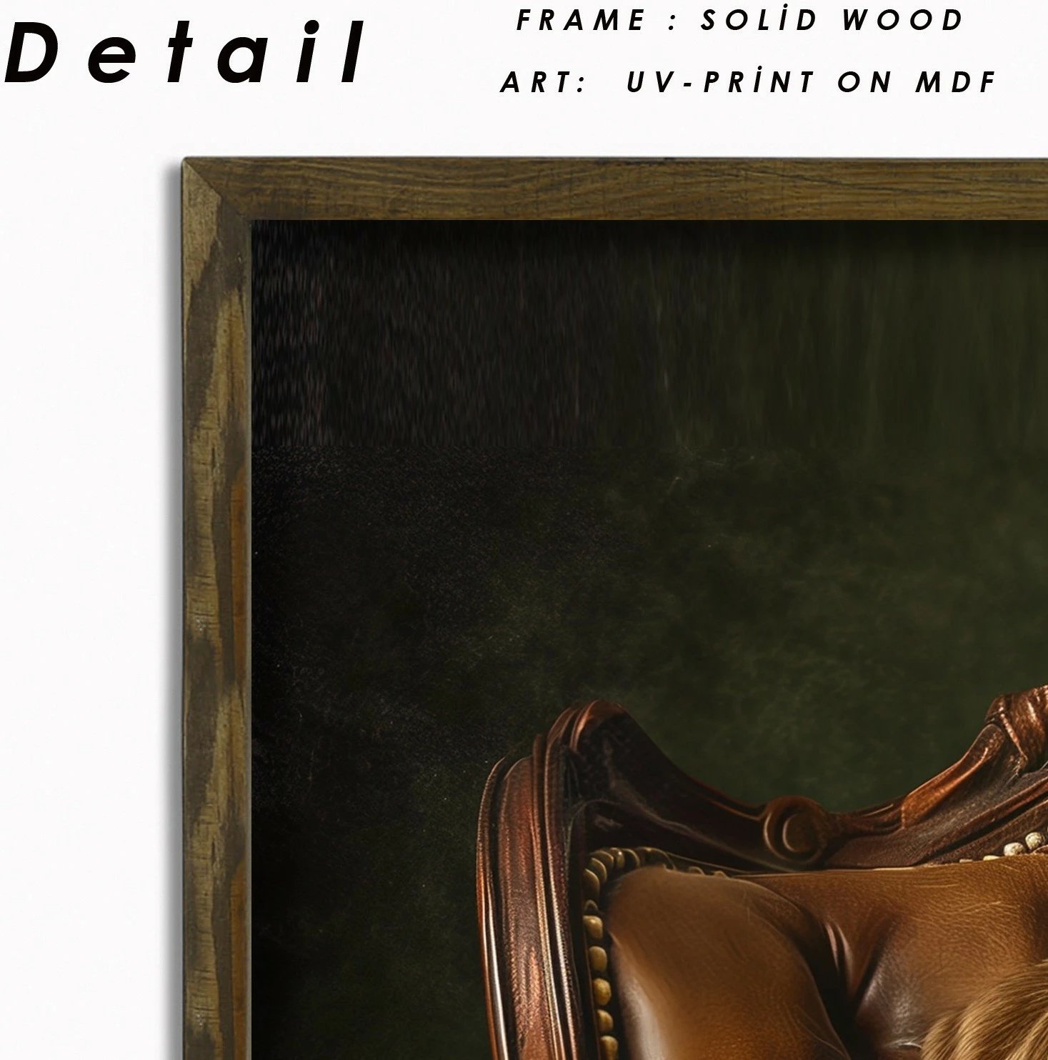 Pikturë dekorative me kornizë MDF, Wallity, AI011, shumëngjyrëshe