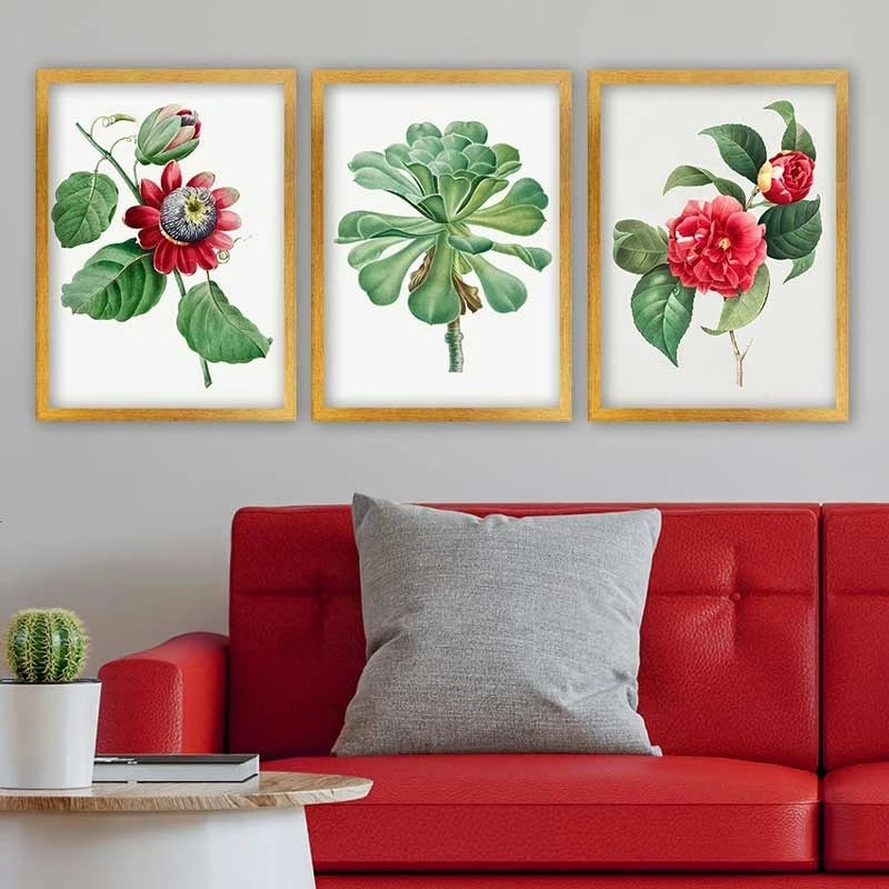 Pikturë dekorative me kornizë (3 copë), Wallity, 3AC_52096228_3545