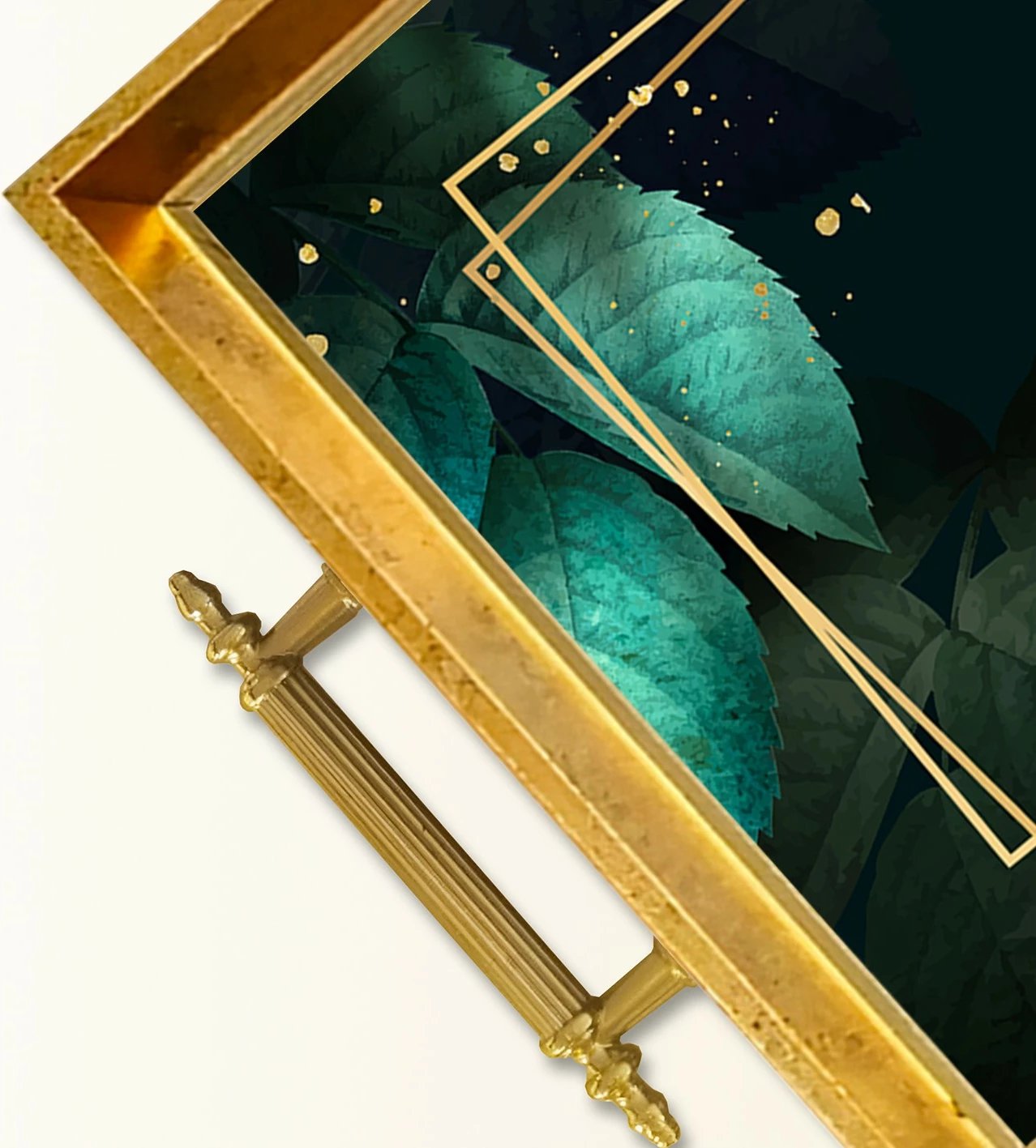 Tabaka dekorative prej qelqi, shumëngjyrëshe, Aberto Design, TPEA9774 Tabaka dekorative prej qelqi, shumëngjyrëshe, Aberto Design, TPEA9774