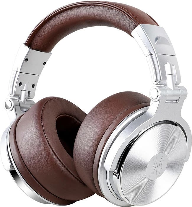 Kufje OneOdio Pro30 me tela, on-ear, 50mm, argjend/kafe