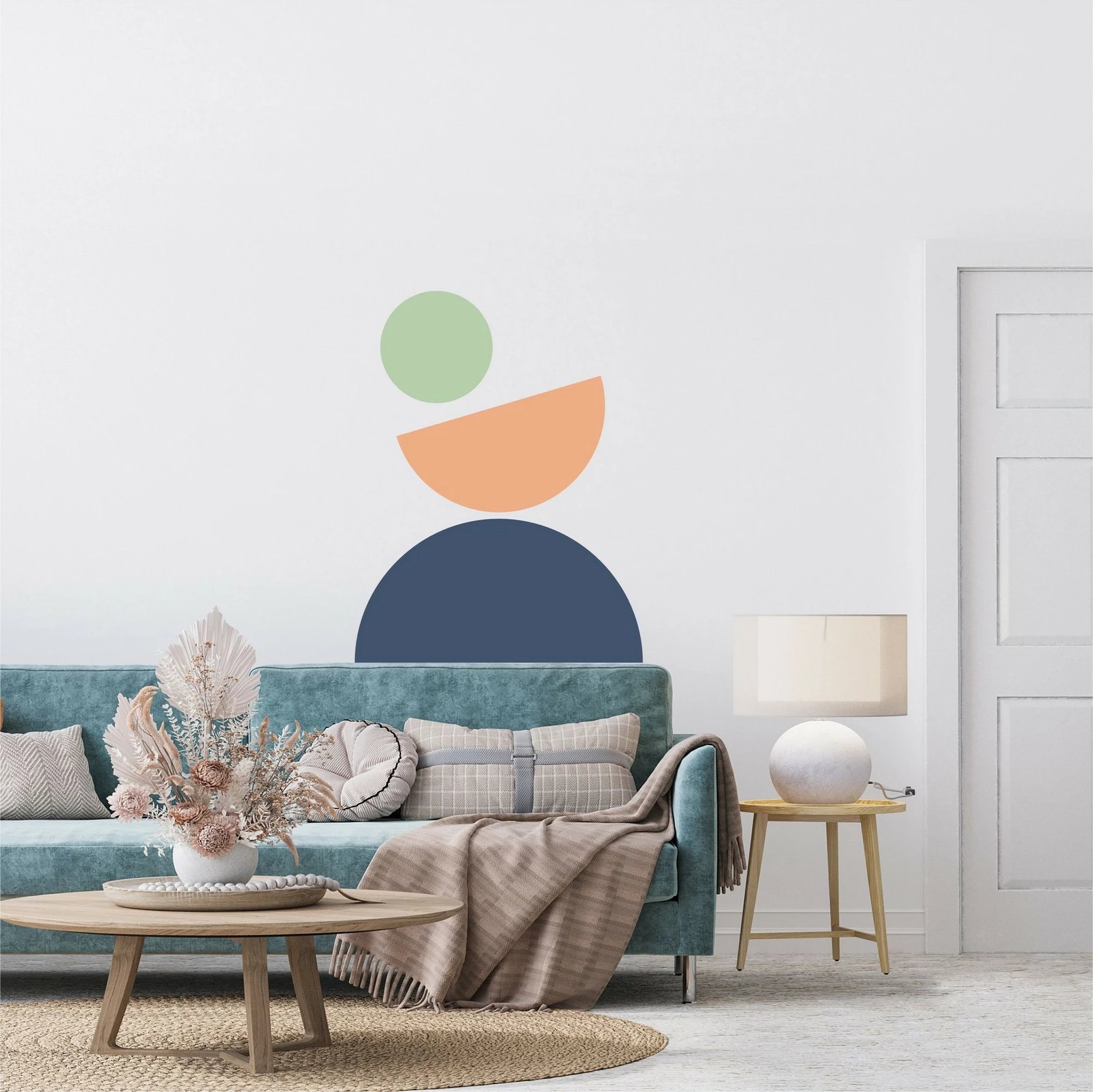 Sticker dekorativ për mur Wallity, shumëngjyrësh, MB-00105, 70x90cm