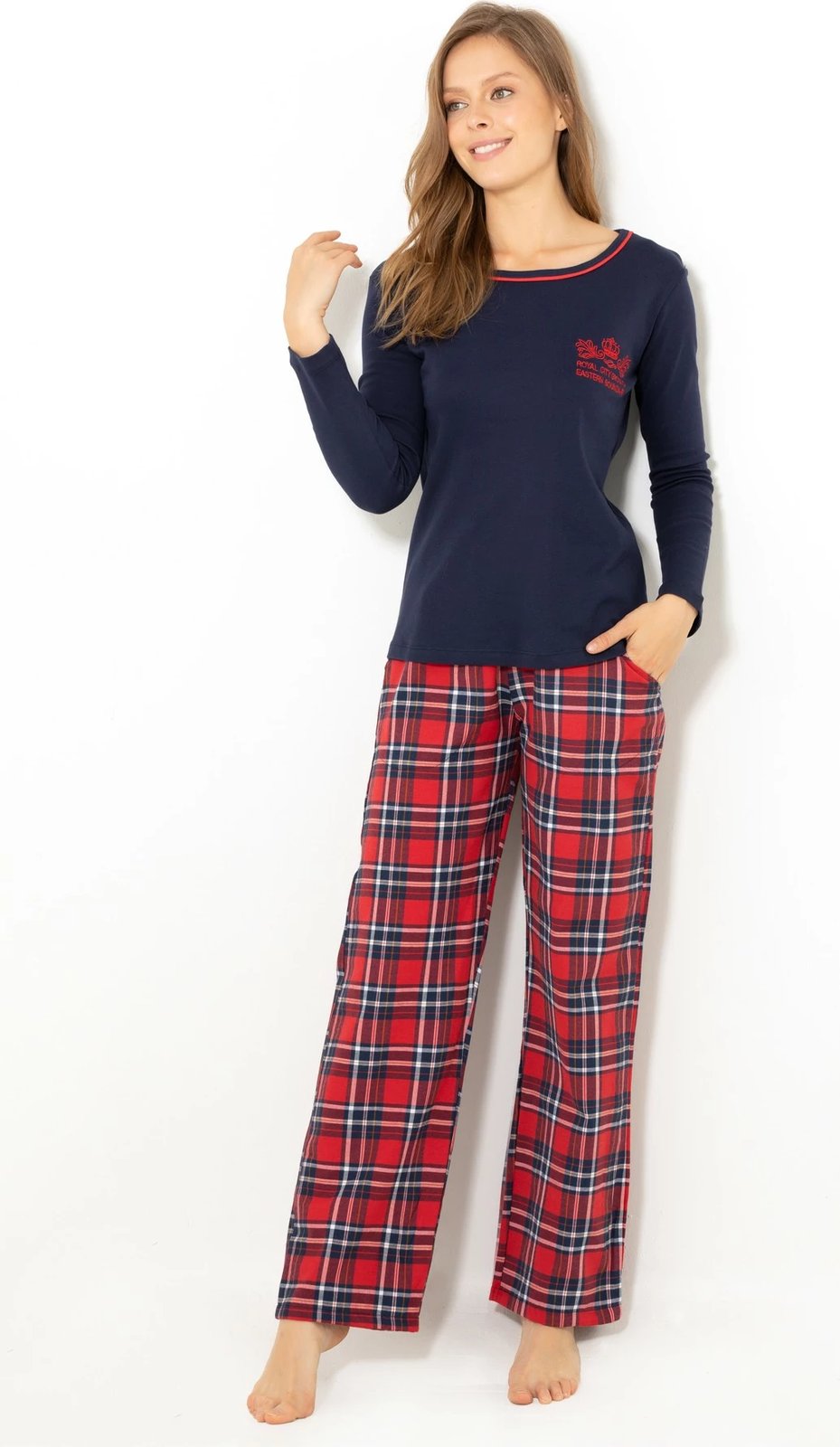 Pizhama grash Jumeon, 002-000252, ngjyrë blu e errët