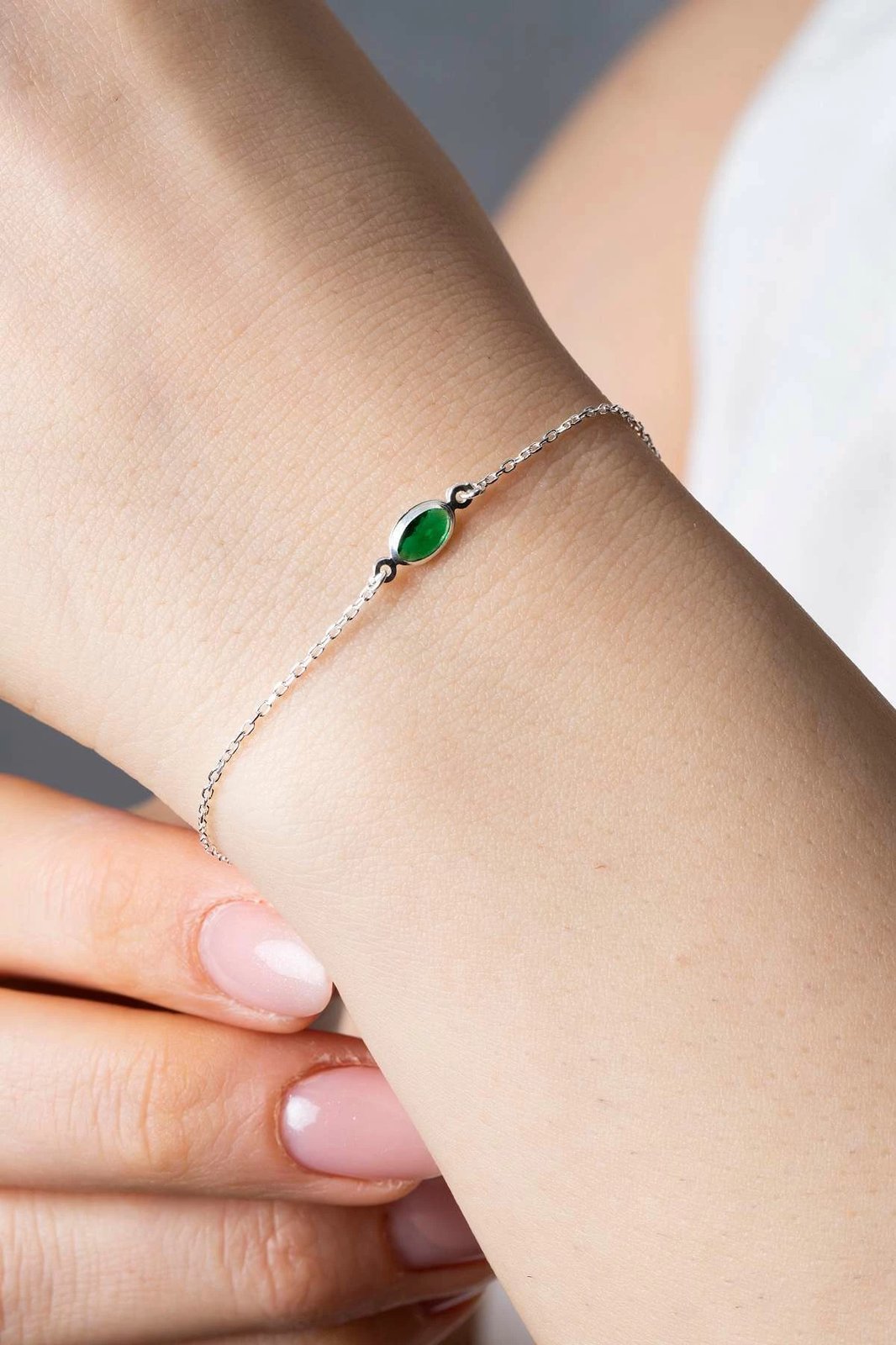 Byzylyk argjendi me gur të gjelbër, Jumeon, TFNY65227