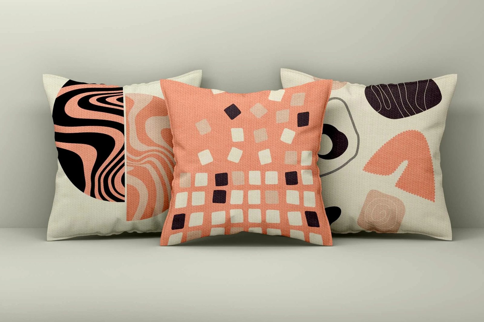 Set mbulesash për jastëkë (3 copë), dizajn Aberto, Asr_plw25 - 14