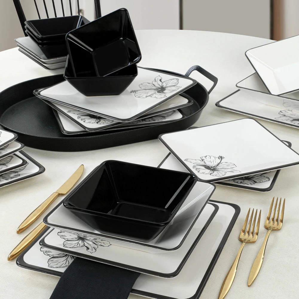 Set enësh darke qeramike, 24 copë, Hermia Concept, TY032124FM80AD03M00MAOV101