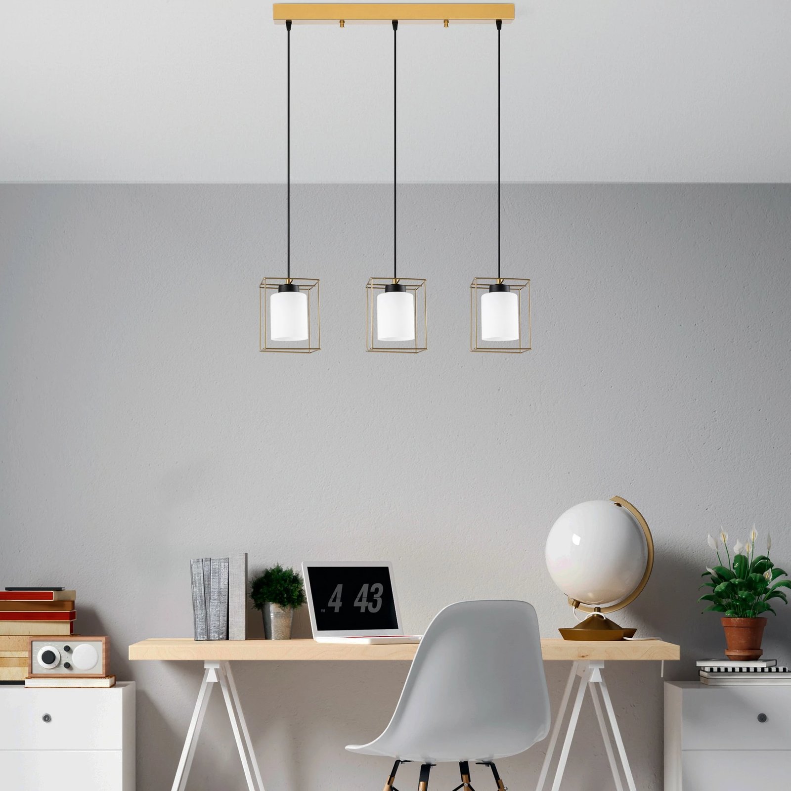 Llambë tavani Opviq Swank, ngjyrë ari, 702-8