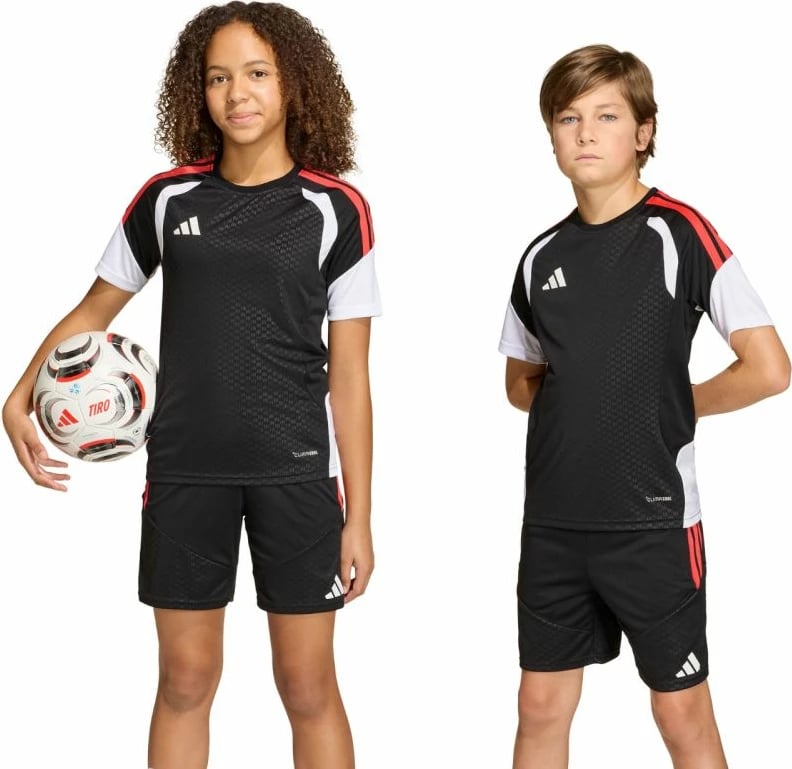 Fanellë trajnimi për fëmijë adidas, e zezë