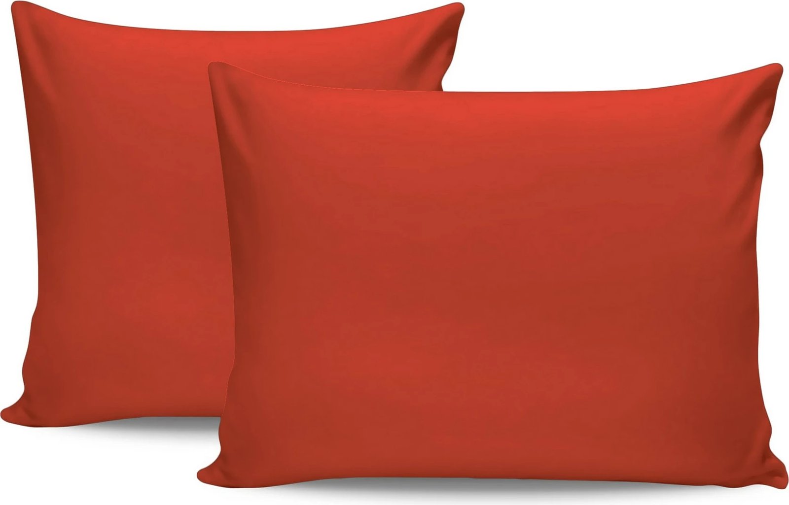 Set këllëfësh jastëku (2 copë), ngjyrë e kuqe tullë, L'essentiel