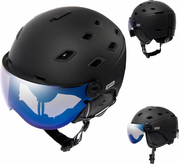 Helmetë ski Meteor, e zezë