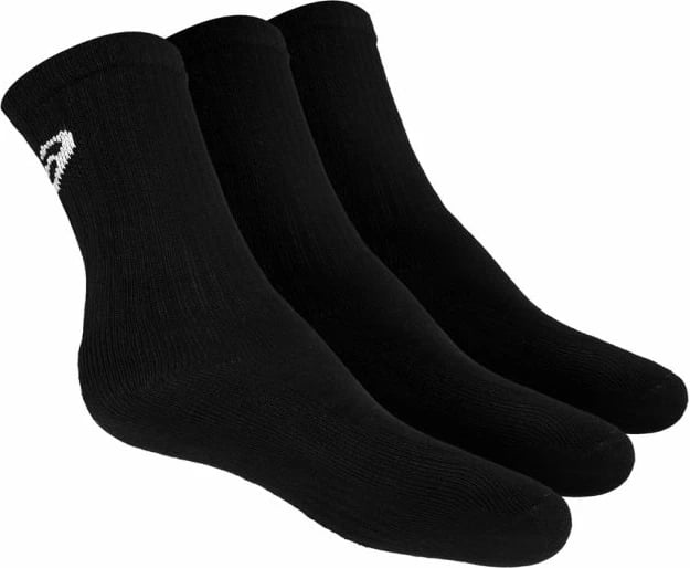 Çorape për stërvitje Asics 3PPK Crew Sock U, të zeza