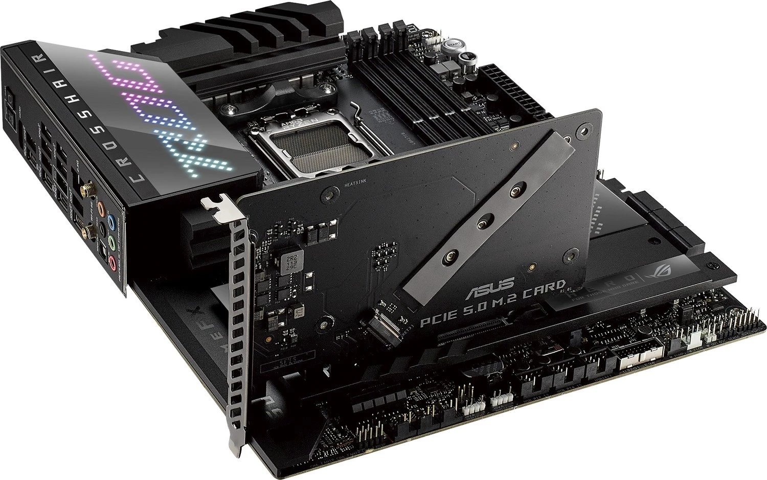 Pllakë amë Asus Rog Crosshair X670E Hero, DDR5, AMD X670 Pllakë amë Asus Rog Crosshair X670E Hero, DDR5, AMD X670