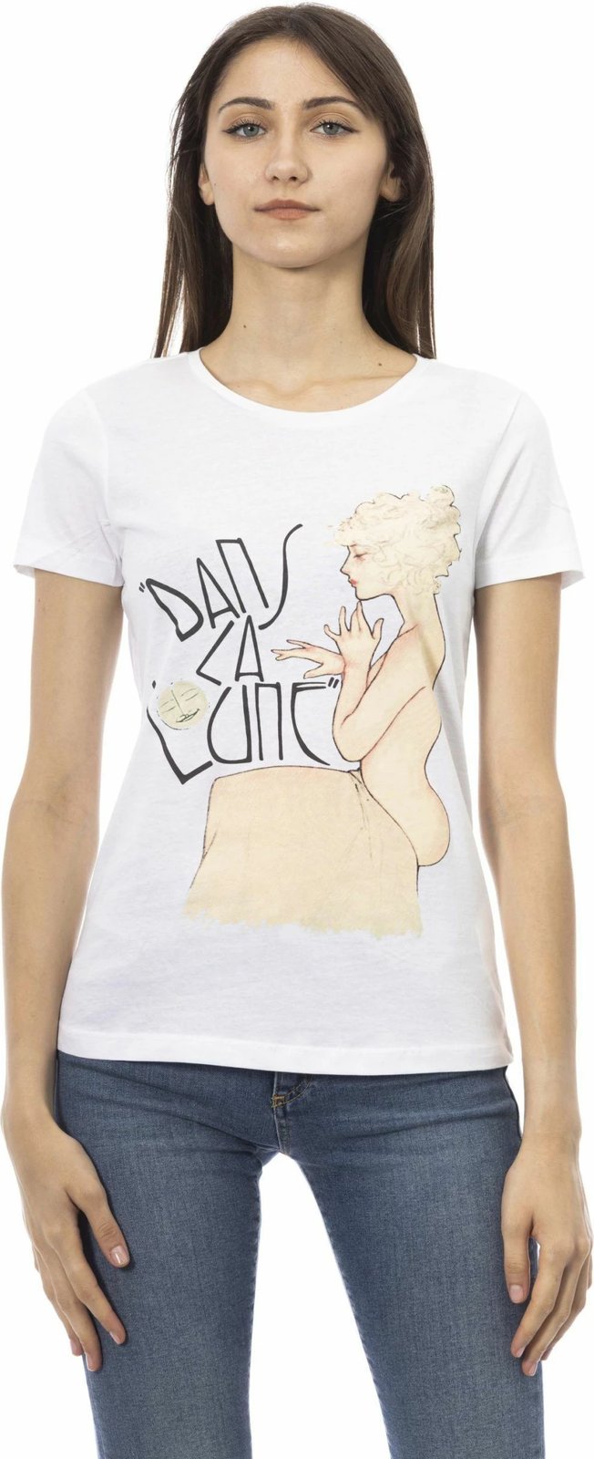 Maicë për femra Trussardi Action, e bardhë