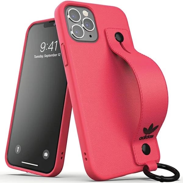 Mbështjellës Adidas OR Hand Strap Case për iPhone 12/12 Pro, rozë