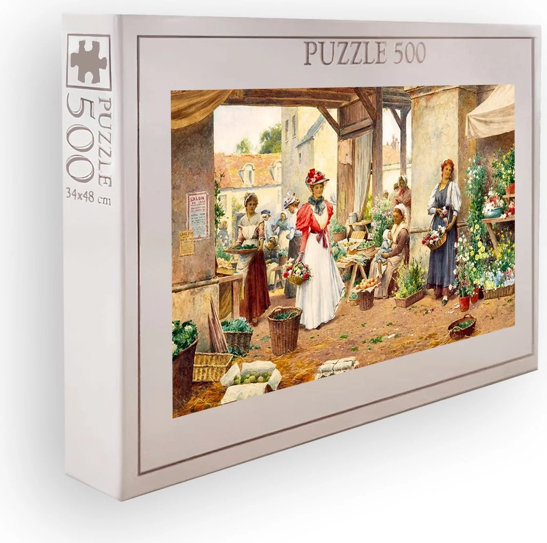 Puzzle 500 copë, Evila Originals, shumëngjyrësh, PZL_08_500
