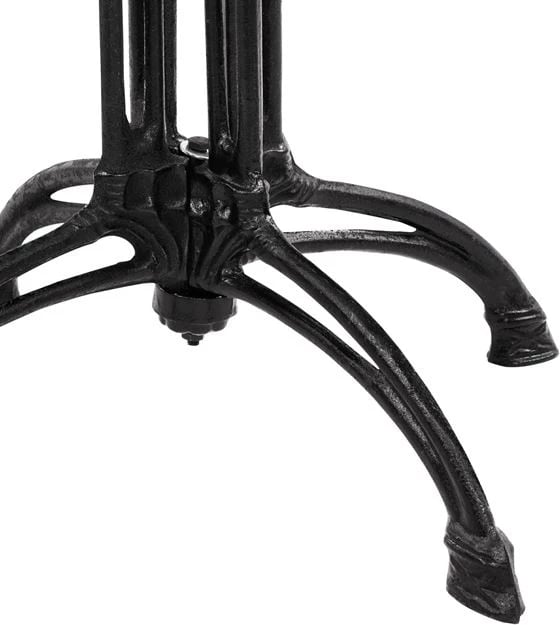 Baza prej gize FH444 me 4 këmbë, ngjyrë e zezë, 57X57X72