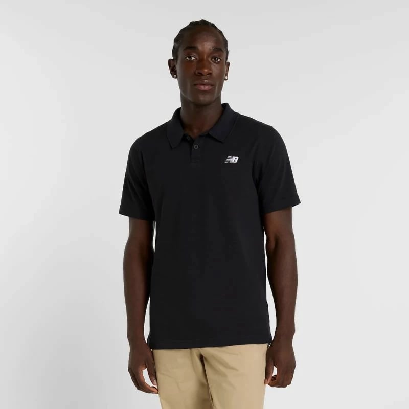 Maicë polo për meshkuj New Balance, e zezë