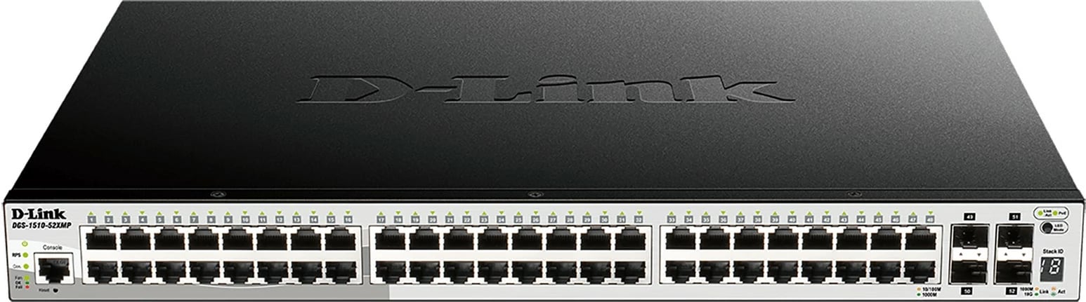 Switch D-Link DGS-1510-20/E, Managed, L2/L3, Gigabit Ethernet, Gri