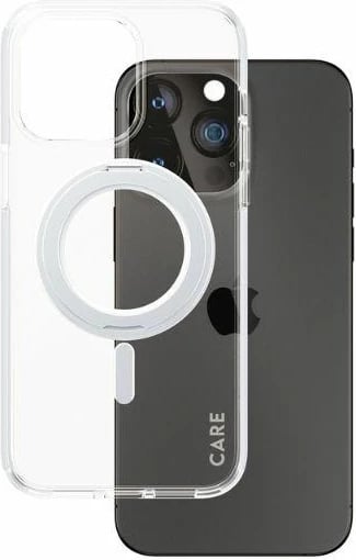Mbështjellës PanzerGlass Kickstand Case MagSafe për iPhone 15 Pro Max, argjendtë