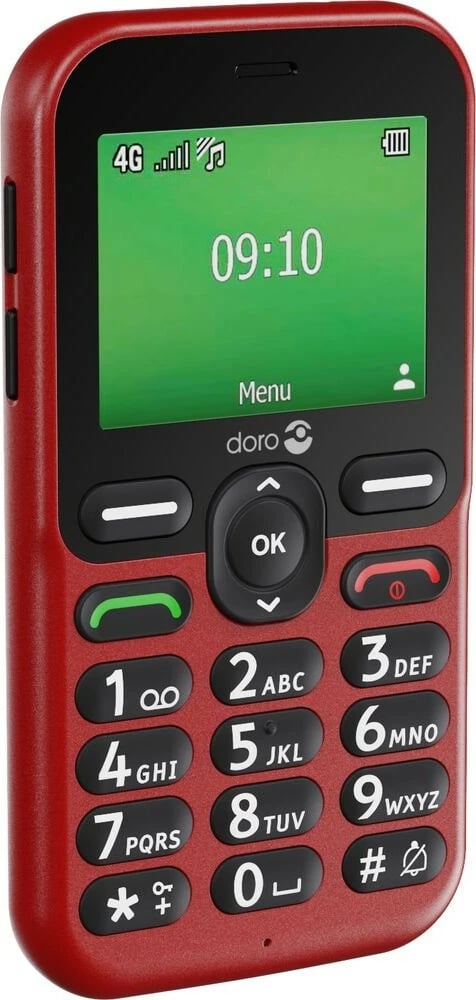 Celular Doro Leva E10 LTE, i kuq
