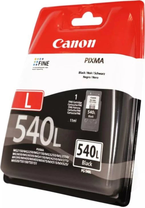 Kartrixh bojë, Canon PG-540L (5224B001), 11 ml deri 300 faqe, origjinal, i zi