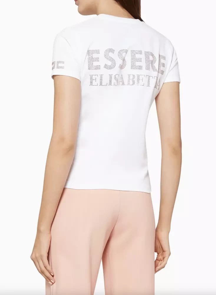Maicë për femra Elisabetta Franchi, e bardhë