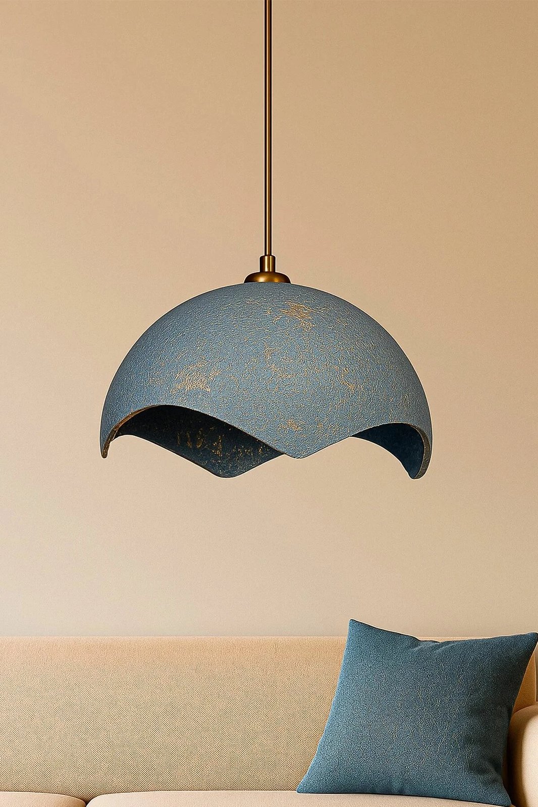 Llambë tavani Opviq, blu dhe ari, BK204