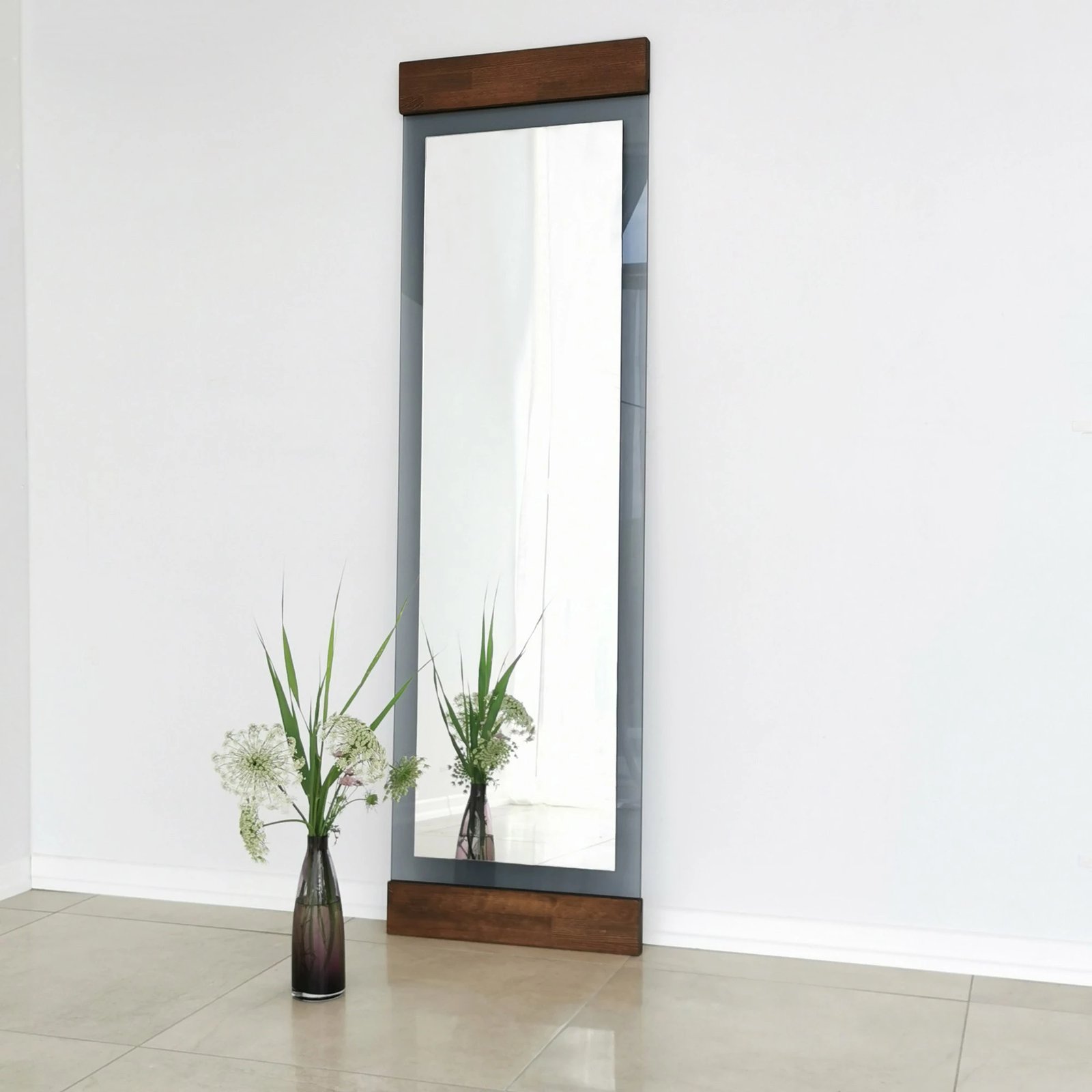 Pasqyrë Cheval, ngjyrë arre dhe fume, Murano, Hanah Home