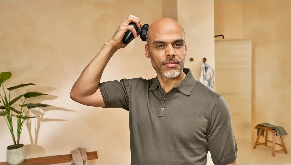 Makinë rroje për kokë, Philips Pro Series 5000 HS5980/15, Wet & Dry, 60 min pa kabllo, kokë fleksibile 360°, USB-A (pa adapter), e zezë Makinë rroje për kokë, Philips Pro Series 5000 HS5980/15, Wet & Dry, 60 min pa kabllo, kokë fleksibile 360°, USB-A (pa adapter), e zezë