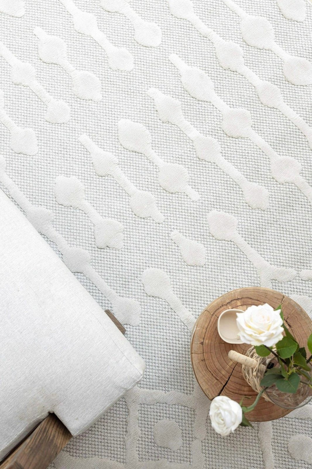 Qilim (120 x 180) Conceptum Hypnose, 58388A, i bardhë