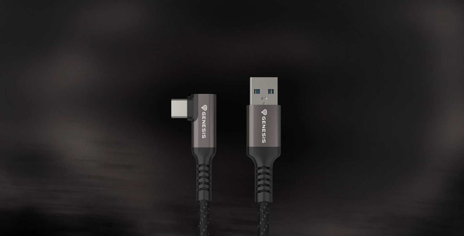 Kabllo USB GENESIS NVC-2221, 5m, USB A në USB C, e zezë/gri